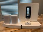 Zgan witte sonos playbase home cinemaset, Overige merken, Soundbar, Ophalen of Verzenden, Zo goed als nieuw