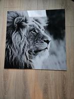Glas schilderij leeuw, Huis en Inrichting, Woonaccessoires | Schilderijen, Tekeningen en Foto's, Ophalen of Verzenden, Zo goed als nieuw