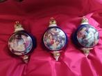 Drie kerstballen The Bradford Editions uit 1999, Ophalen of Verzenden