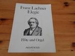 Franz lachner - elegie, Gebruikt, Klassiek, Ophalen of Verzenden, Dwarsfluit of Piccolo