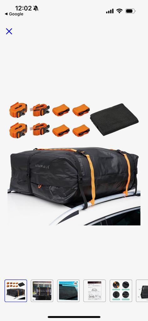 Daktas/opvouwbare dakkoffer van Bramble 425L, Auto diversen, Dakkoffers, Zo goed als nieuw, Ophalen
