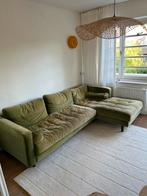Groene velvet hoekbank scott van MADE, Ophalen, Gebruikt, Stof