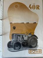 Rohr 40R Tractor brochure folder, Boeken, Catalogussen en Folders, Folder, Gelezen, Ophalen of Verzenden