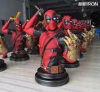 Lifesize Deadpool bust Pin Jiang Iron Studio, Verzamelen, Ophalen, Zo goed als nieuw