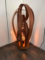 Houten Design Vloerlamp, Ophalen, Zo goed als nieuw, Hout, Minder dan 100 cm