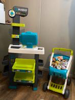 Smoby supermarkt met wagen, Kinderen en Baby's, Speelgoed | Overig, Ophalen, Gebruikt, Jongen of Meisje