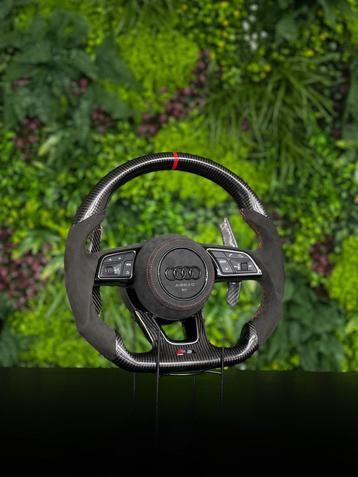Audi carbon alcantara stuur rs3 rs4 rs5 rs6 rs7 s3 s4 s5 beschikbaar voor biedingen