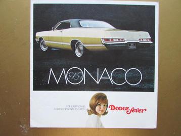 1969 DODGE Monaco prestige brochure, Engels