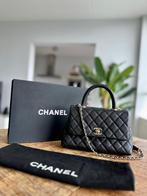 Chanel Tas - Classis flap bag, Ophalen, Zo goed als nieuw, Zwart, Schoudertasje