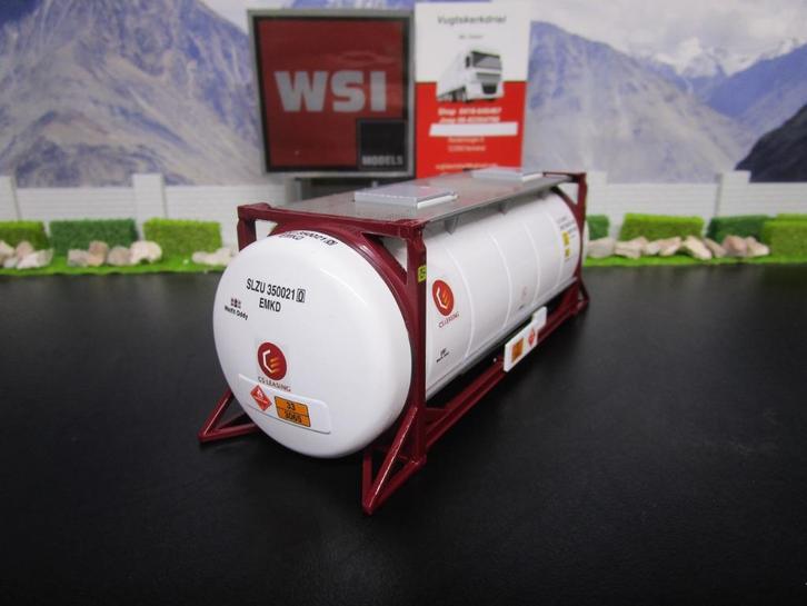 Wsi 01-2196 , 20FT Tank Container CS Leasing, Hobby en Vrije tijd, Modelauto's | 1:50, Nieuw, Bus of Vrachtwagen, Wsi, Ophalen