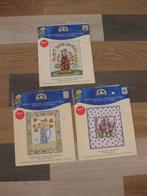 3 nieuwe borduurpatronen van DMC op canvas, set € 8,00, Verzenden, Nieuw, Handborduren, Patroon