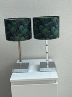 Chrome lampen, Huis en Inrichting, Lampen | Tafellampen, Ophalen, Zo goed als nieuw, Overige materialen, Minder dan 50 cm
