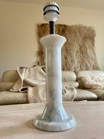 Carrara marmeren lampenvoet massief, Huis en Inrichting, Lampen | Tafellampen, Ophalen of Verzenden, Zo goed als nieuw, Minder dan 50 cm