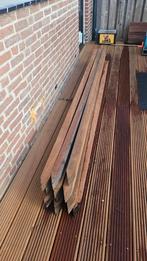 Azobe Hardhouten Paal 60x60mm - 275cm, Tuin en Terras, Palen, Balken en Planken, Ophalen, Nieuw, 250 cm of meer, Palen
