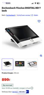Eschenbach Visolux DIGITAL HD 7 inch - Digitale Loep, Ophalen of Verzenden, Zo goed als nieuw, Minder dan 400x, Onderdelen of Toebehoren