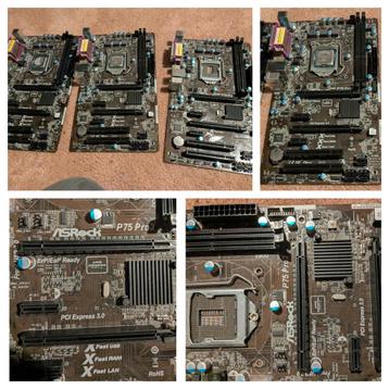 Aangeboden: 3x "ASROCK P75  PRO3" MOEDERBORD !!! beschikbaar voor biedingen