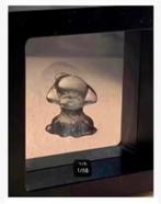 2 x fluoriet hondje Poedel, in beschermend frame, pr.p.stuk, Nieuw, Ophalen of Verzenden, X, X