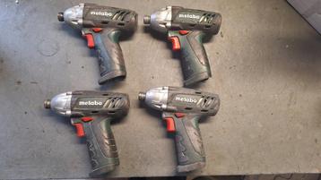 4x Metabo Powerimpact 12 accu - boor schroefmachine. beschikbaar voor biedingen