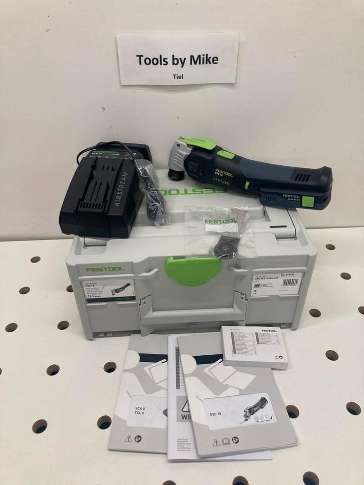 Festool osc18 multitool set, Doe-het-zelf en Verbouw, Gereedschap | Overige machines, Zo goed als nieuw, Ophalen