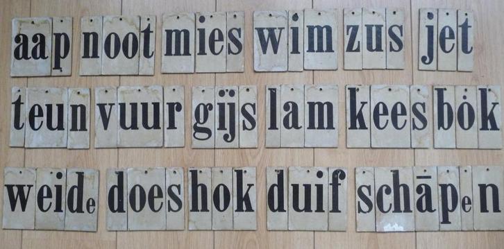 schoolplaat, Antiek en Kunst, Antiek | Schoolplaten, Overige thema's, Ophalen of Verzenden