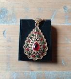 Nieuwe Marokkaanse Ketting met stenen, Overige materialen, Overige voorstellingen, Nieuw, Goud
