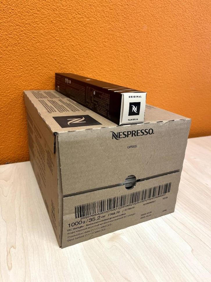 Originele Nespresso Vaniglia koffiecapsules, Diversen, Levensmiddelen, Ophalen of Verzenden