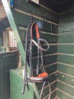 Rondgenaaid hoofdstel full zwart cognac/bruin, Ophalen of Verzenden, Dressuur