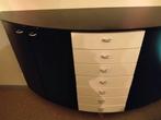 Afhalen Zwevend dressoir zwart wit, Ophalen, 50 tot 100 cm, Zo goed als nieuw, 150 tot 200 cm