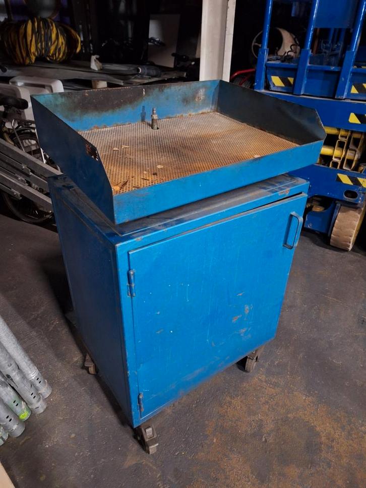 Ontvetterbak met kast en wielen, Auto diversen, Autogereedschap, Ophalen