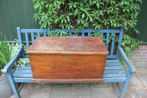 Oude (antieke?) dekenkist, Huis en Inrichting, Woonaccessoires | Kisten, Gebruikt, Minder dan 50 cm, Minder dan 50 cm, 50 tot 100 cm
