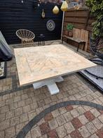 Eettafel vierkant 130 cm, Huis en Inrichting, Tafels | Eettafels, Ophalen, Gebruikt, Vierkant, 100 tot 150 cm