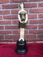 Weens brons: charmant beeld, BEDTIME GIRL, Antiek en Kunst, Ophalen of Verzenden