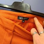Didi broekpak in warm oranje gestippelde stof mt XS-S 47551, Kostuum of Pak, ., Ophalen of Verzenden, Zo goed als nieuw