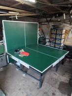 Tafeltennistafel, Sport en Fitness, Tafeltennis, Ophalen, Gebruikt, Tafel Indoor, Verrijdbaar