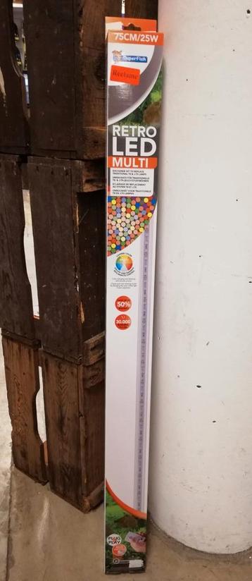 Aquarium lamp retro led multi color 75cm set compleet beschikbaar voor biedingen