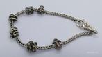 Trollbeads Zilveren Armband met Bedels, Sieraden, Tassen en Uiterlijk, Armbanden, Gebruikt, Ophalen of Verzenden, Met bedels of kralen