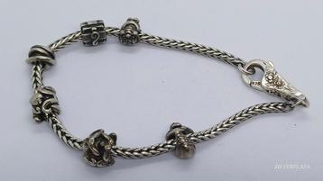 Trollbeads Zilveren Armband met Bedels beschikbaar voor biedingen