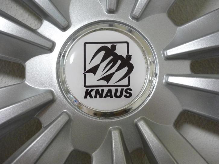 Knaus doming naafstickers caravan en camper 3D, Epoxy, Verzamelen, Stickers, Nieuw, Overige typen, Verzenden