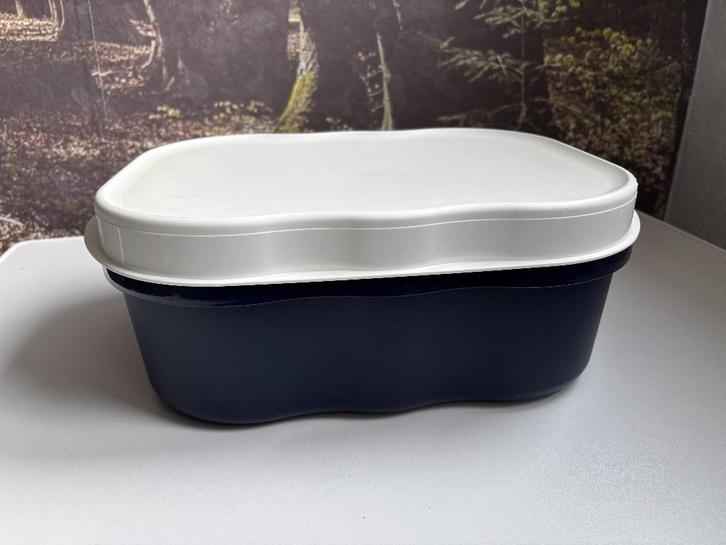 tupperware brooddoos, Huis en Inrichting, Keuken | Tupperware, Zo goed als nieuw, Overige typen, Blauw, Wit, Ophalen