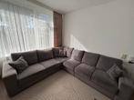 Grijs hoekbank, Huis en Inrichting, Banken | Complete zithoeken, Ophalen of Verzenden, Gebruikt, Stof