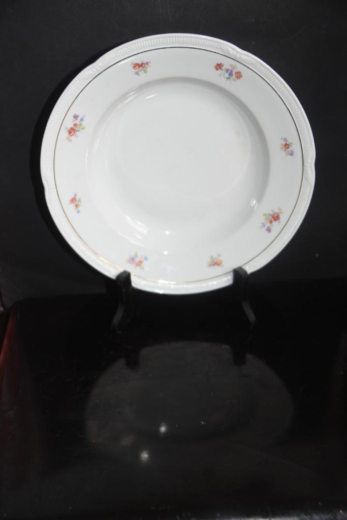 Zeh Scherzer Bavaria soepbord bloemen US zone Porselein 1946, Antiek en Kunst, Antiek | Servies los, Ophalen of Verzenden