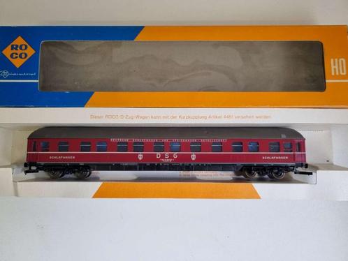 Roco 4260 - Slaaprijtuig DSG met verlichting van de DB, Hobby en Vrije tijd, Modeltreinen | H0, Zo goed als nieuw, Wagon, Gelijkstroom
