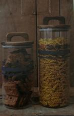 Boerenbont glazen voorraadpot, Huis en Inrichting, Keuken | Servies, Overige typen, Ophalen of Verzenden, Boerenbont, Glas