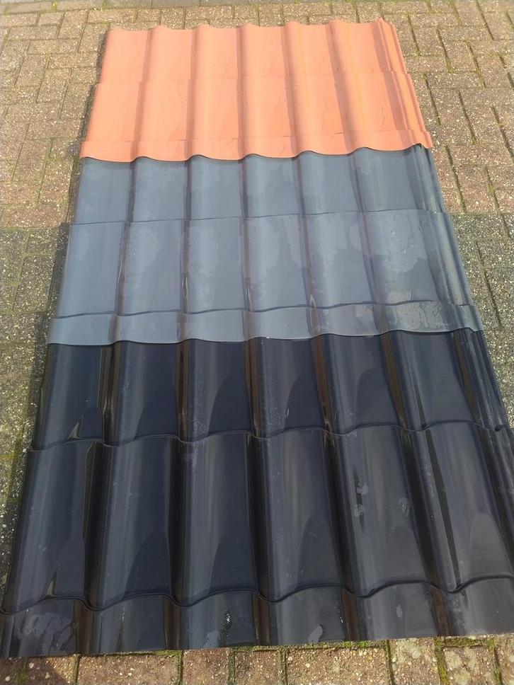 Dakpanprofiel platen., Doe-het-zelf en Verbouw, Dakpannen en Dakbedekking, Nieuw, Dakplaat of Dakpanplaat, Metaal, 15 m² of meer