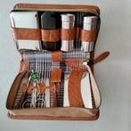 Scheerset,Vintage,Leer,Toilet,Heren,Barberset,Toiletset,, Antiek en Kunst, Ophalen of Verzenden