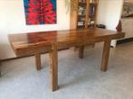 Teak houten tafel 6 persoons 202 x 80 x 75, Ophalen of Verzenden, Gebruikt, Rechthoekig, 200 cm of meer