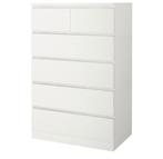 Ikea Malm Kast met Glazen Plaat - 80cm Breed, 100 tot 150 cm, Zo goed als nieuw, Glas, 50 tot 100 cm