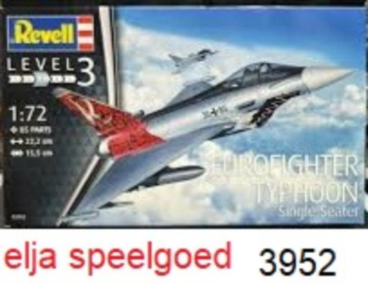 modelbouw Eurofighter Typhoon SingleSeater, Revell 1:72 3952, Hobby en Vrije tijd, Modelbouw | Vliegtuigen en Helikopters, Nieuw
