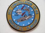 Embleem CV-64 USS constellation, Ophalen of Verzenden, Landmacht, Nederland, Embleem of Badge