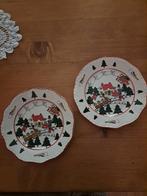 Masons christmas Village Gebaksbordjes (2x), Huis en Inrichting, Keuken | Servies, Ophalen of Verzenden, Zo goed als nieuw, Bord(en)